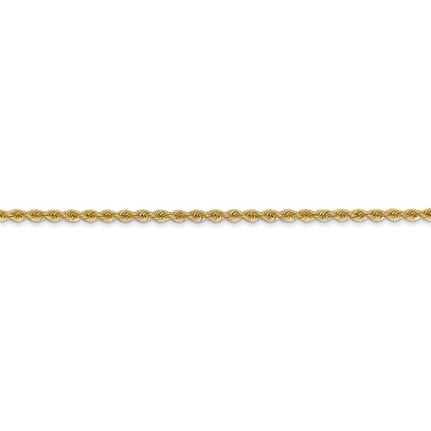 14k 2mm Regular Rope Chain