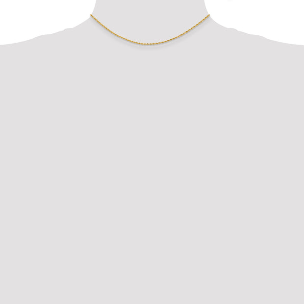 14k 2mm Regular Rope Chain