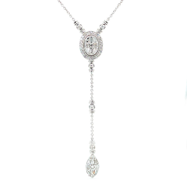 14K 0.90CT DIAM NECKLACE