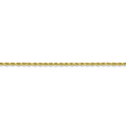 10k 1.75mm Diamond-cut Rope Chain
