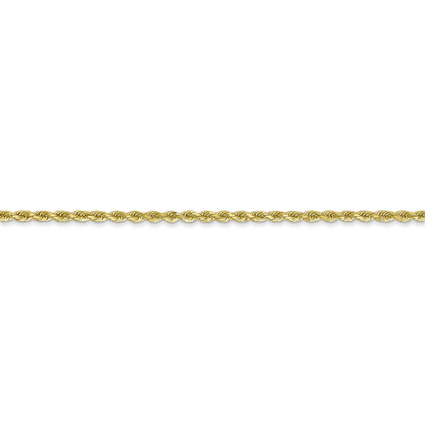 10k 1.75mm Diamond-cut Rope Chain