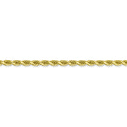 10k 3.5mm Diamond-cut Rope Chain