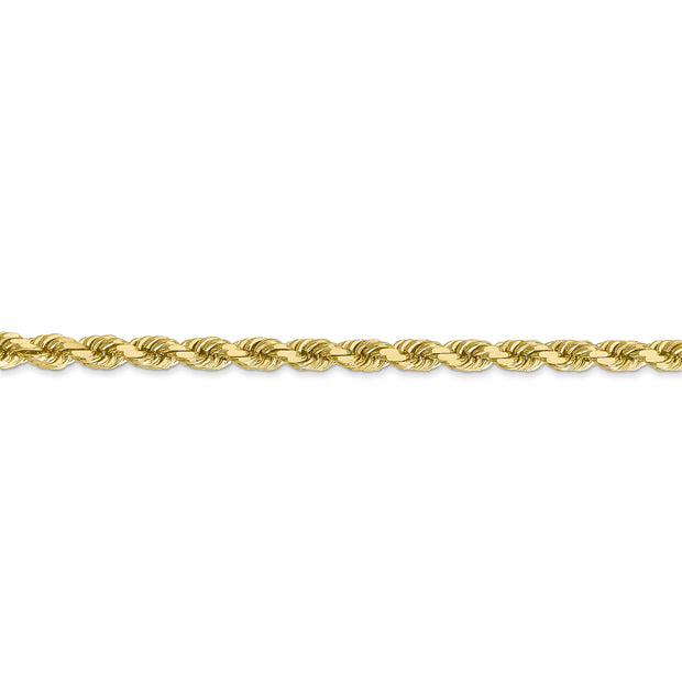 10k 4mm Diamond-cut Rope Chain