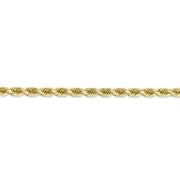 10k 4.5mm Diamond-Cut Rope Chain