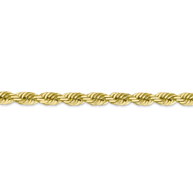 10k 5.5mm Diamond-cut Rope Chain