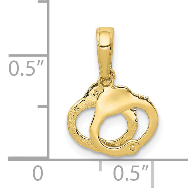 10K Handcuffs Pendant