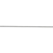 10K White Gold .7mm Box Chain