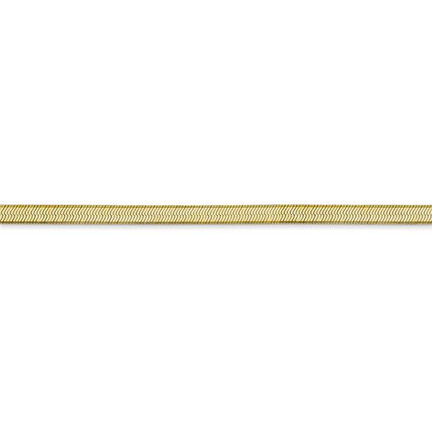 10k 3mm Silky Herringbone Chain