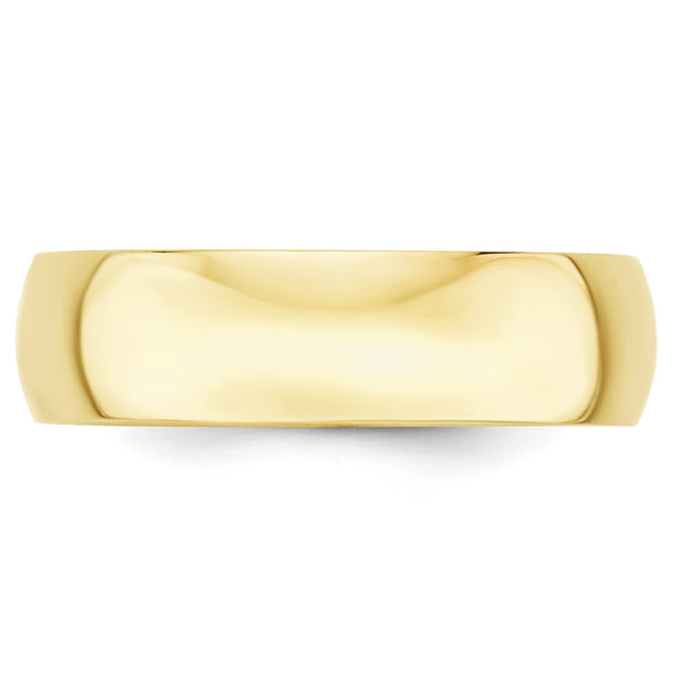 10KY 6mm Lightweight Half Round Band
