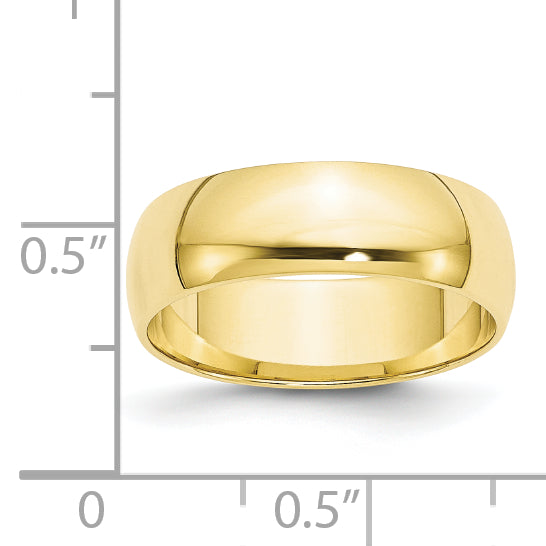 10KY 6mm Lightweight Half Round Band