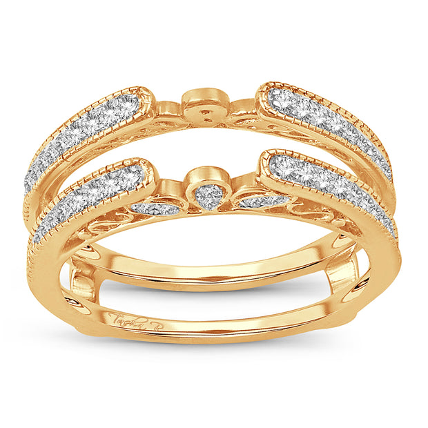 14K 0.34CT Diamond RING GUARD
