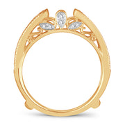 14K 0.34CT Diamond RING GUARD