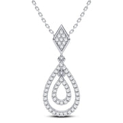 14K 0.19CT DIAMOND PENDANT
