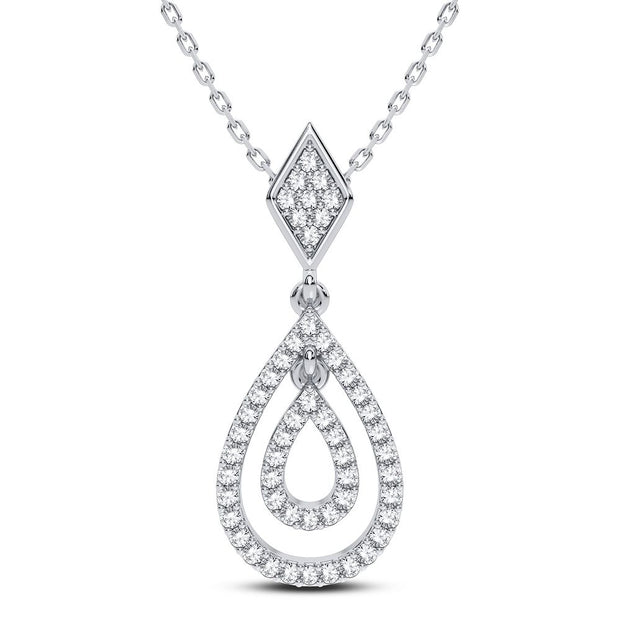 14K 0.19CT DIAMOND PENDANT