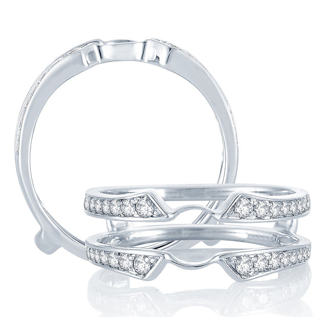 14K 0.33CT Diamond RING GUARD