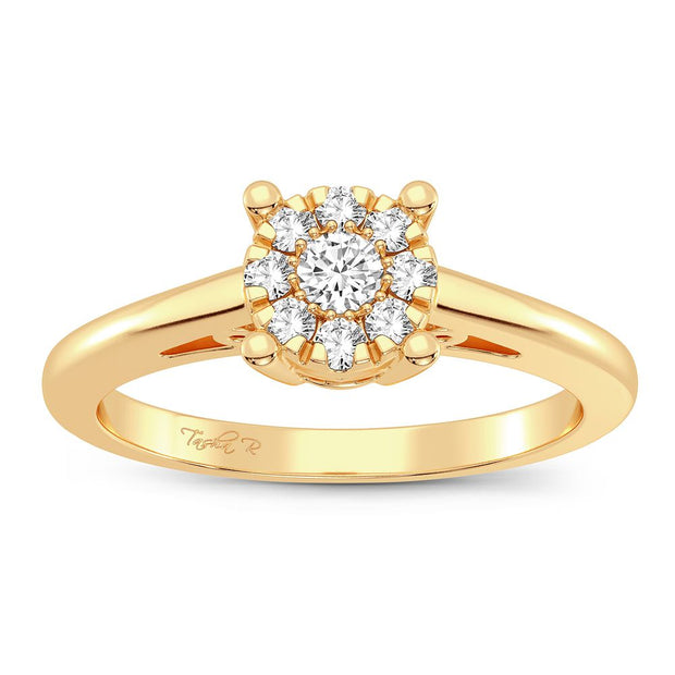 14K 0.14CT Diamond Ring