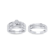 14K 0.20CT Diamond Trio Set