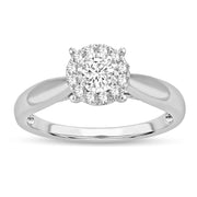 14K 0.33CT DIAMOND RING