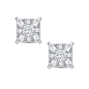 14K 0.27CT DIAMOND EARRING