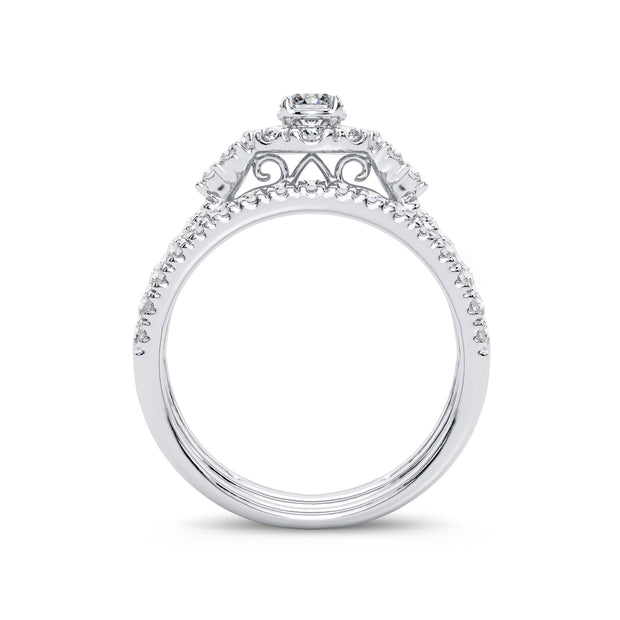 14K 1.00ct Diamond Bridal Ring