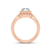 14K 0.75ct Diamond Bridal Ring