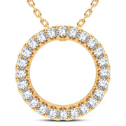14K 0.25CT DIAMOND PENDANT