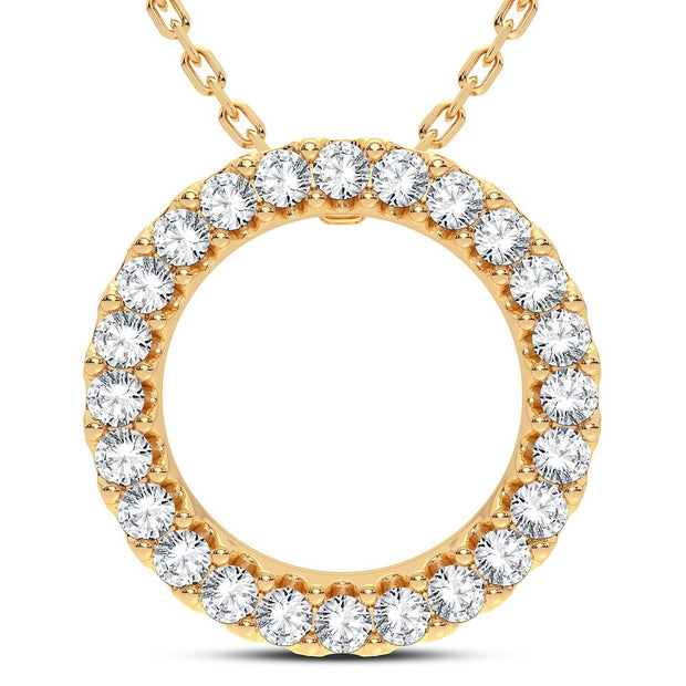14K 0.25CT DIAMOND PENDANT