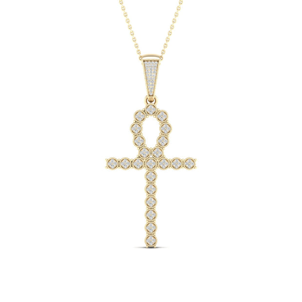 10K 0.38CT Diamond Pendant