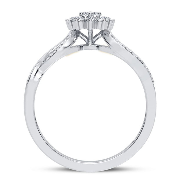 10K 0.20CT DIAMOND RING
