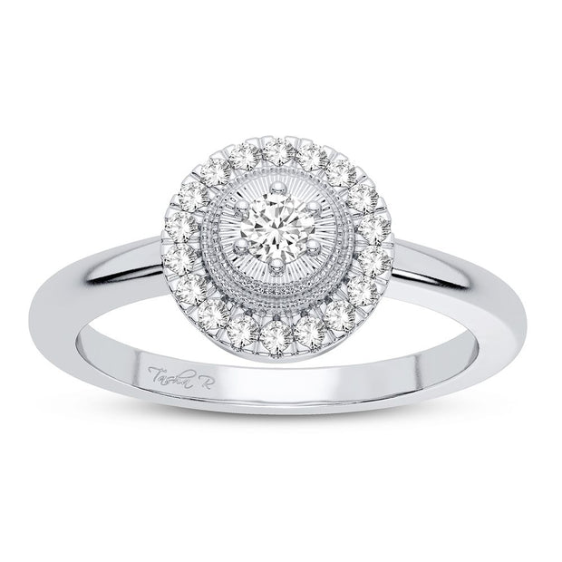 10K 0.17CT DIAMOND RING