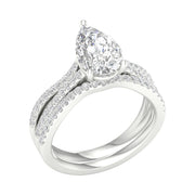 14K 2.40CT Lab Grown Diamond Bridal Set