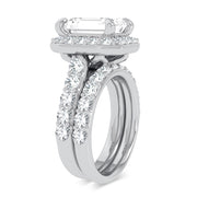 14K 5.00CT Certified Lab Grown Diamond Bridal Ring