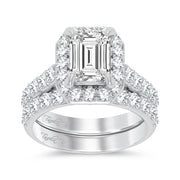 14K 5.00CT Certified Lab Grown Diamond Bridal Ring