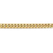 14k 6mm Semi-Solid Miami Cuban Chain