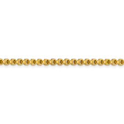 14k 3.6mm Semi-Solid Round Box Chain