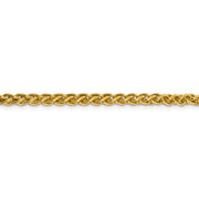 14k 4.15mm Semi-solid Wheat Chain