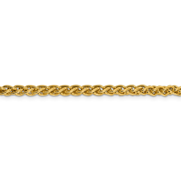 14k 4.15mm Semi-solid Wheat Chain