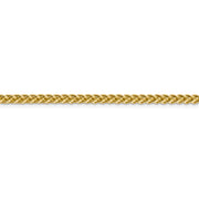 14k 3.5mm Semi-solid 3-Wire Wheat Chain