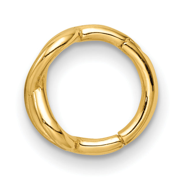 14k 16 Gauge Infinity Symbol Cartilage Ring