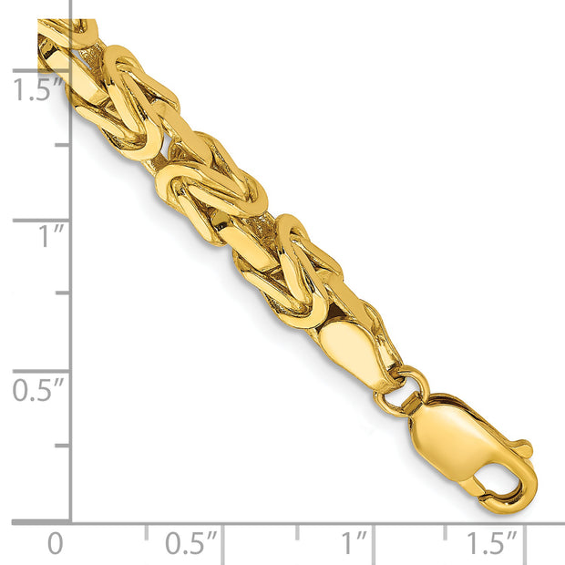 14k 5.25mm Byzantine Chain