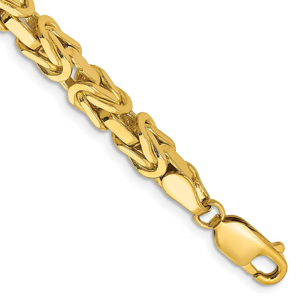 14k 5.25mm Byzantine Chain