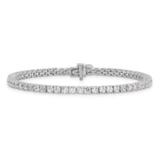 14k White Gold Lab Grown Diamond VS/SI FGH Tennis Bracelet