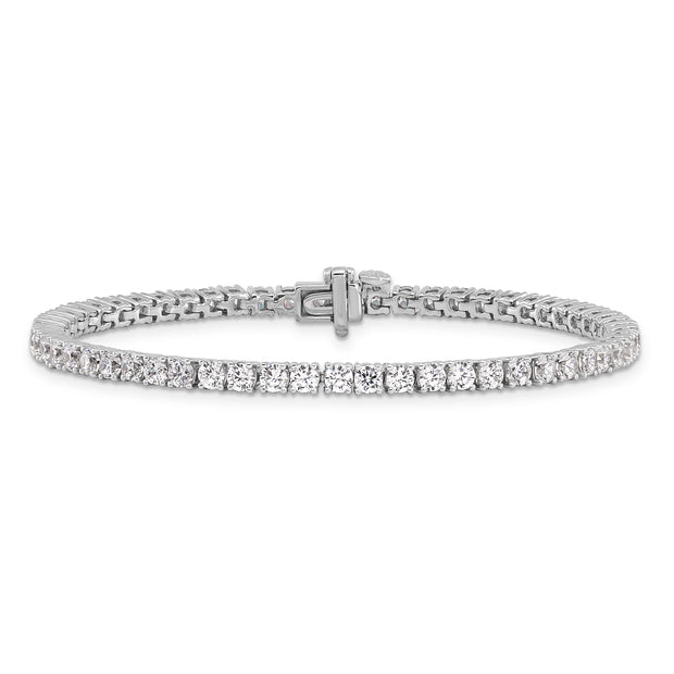 14k White Gold Lab Grown Diamond VS/SI FGH Tennis Bracelet
