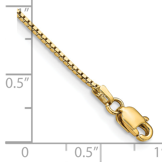 14k .95mm Box Chain