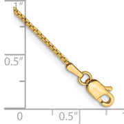 14k 1.05mm Box Chain