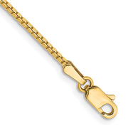 14k 1.3mm Box Chain