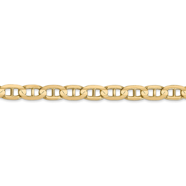 14k 5.25mm Concave Anchor Chain