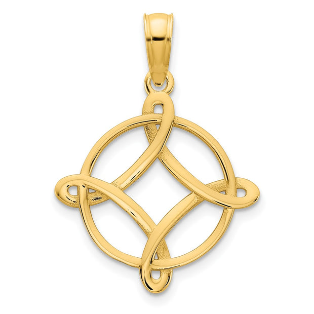 14ky Fancy Design Pendant