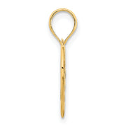 14k MOM Heart Pendant