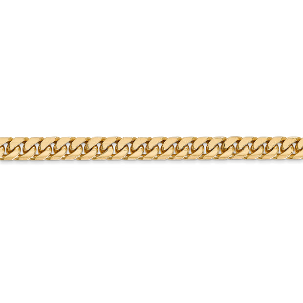 14k 5mm Solid Miami Cuban Chain